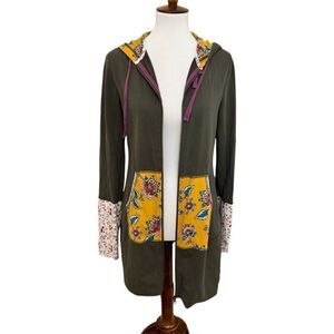 Matilda Jane Choose Your Own Path Patches Of Light Hoodie Jacket Size Medium
